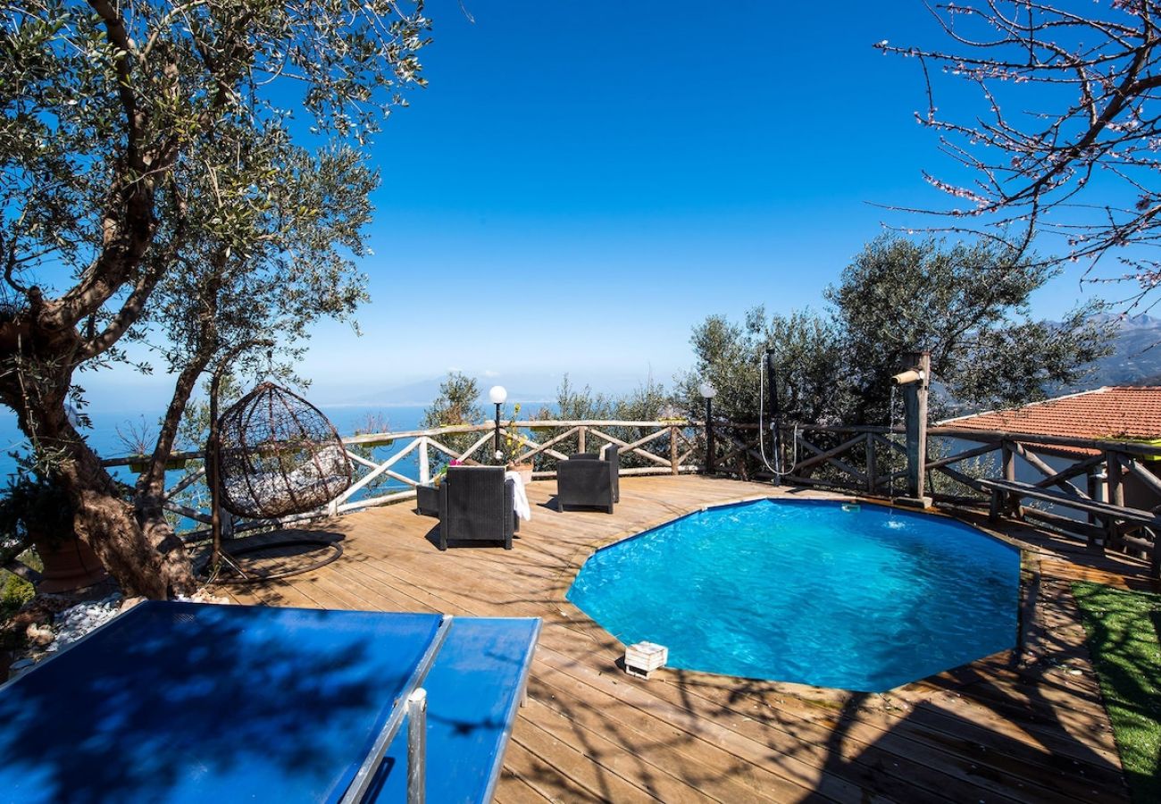 Villa a Priora - Villa Milena with Pool and sea view