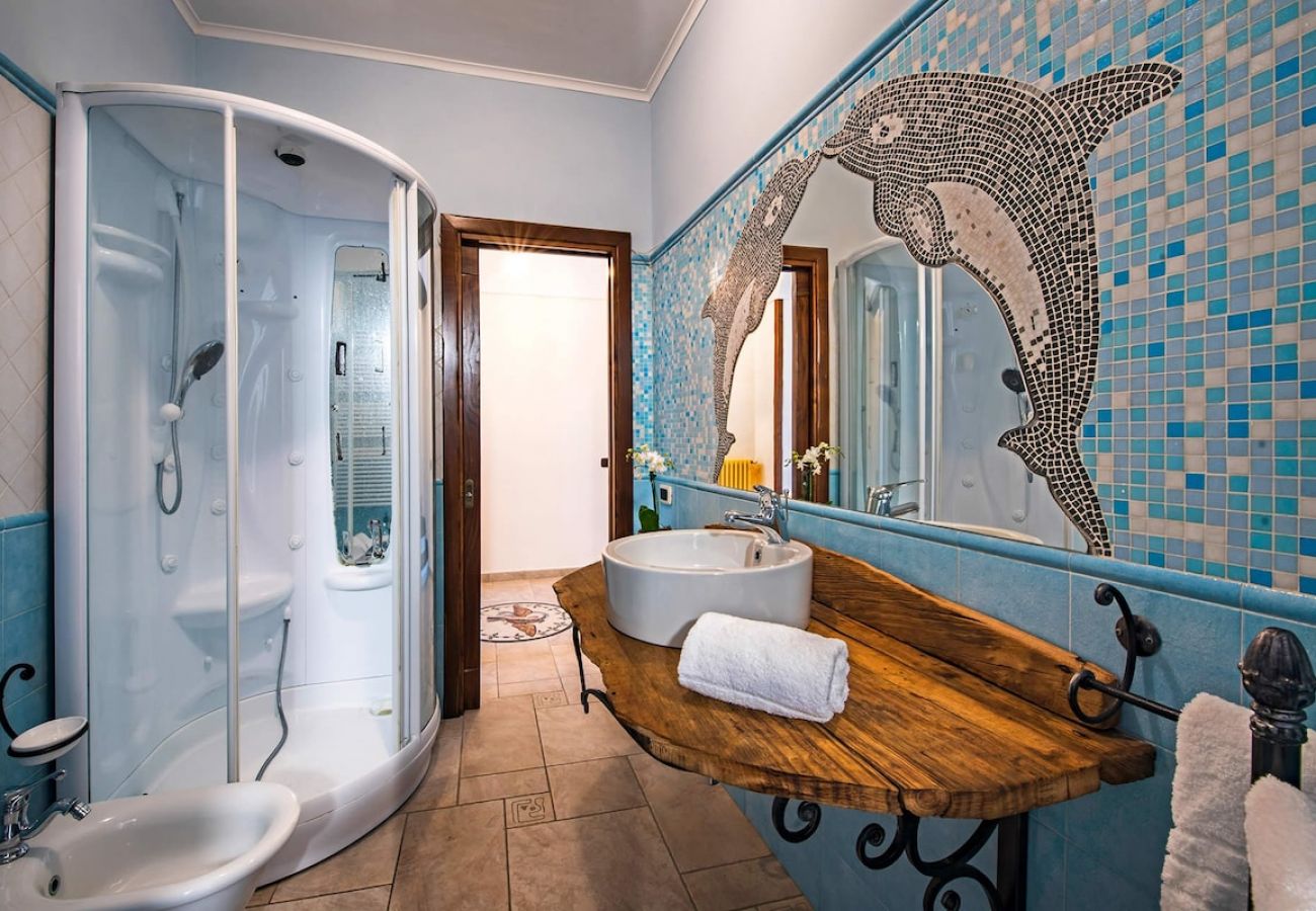 Villa a Priora - Villa Milena with Pool and sea view