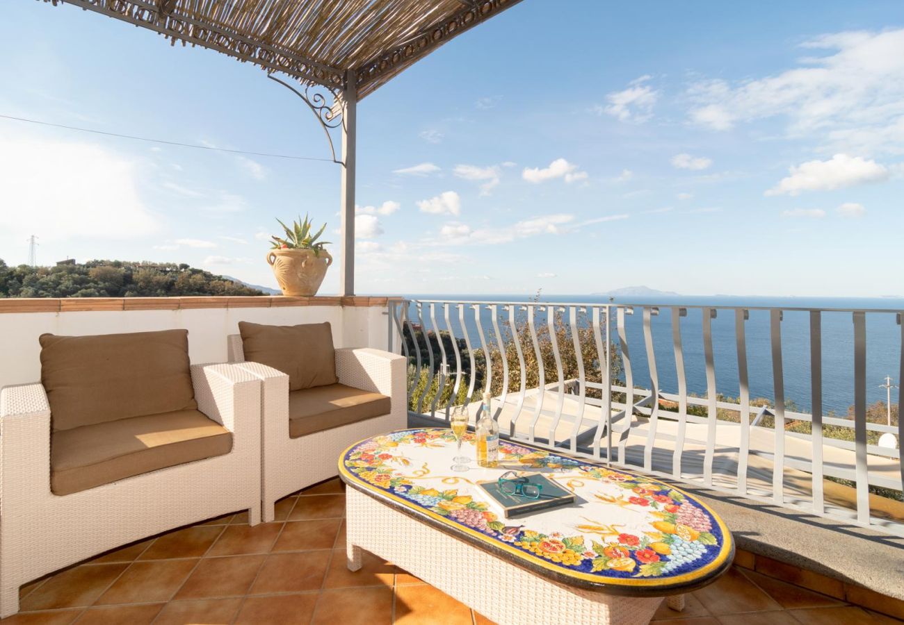 Appartamento a Massa Lubrense - Casa Phoenix with sea view and panoramic view