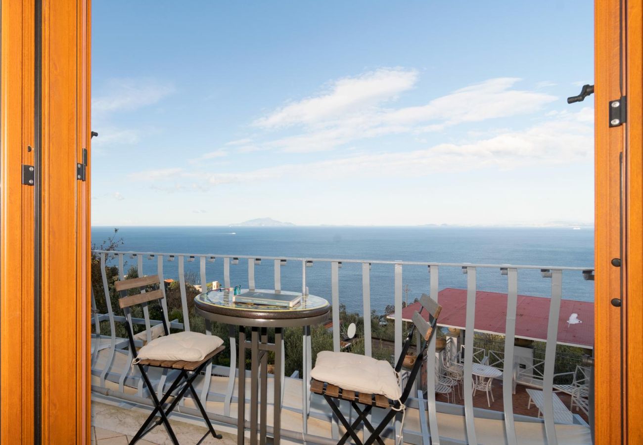Appartamento a Massa Lubrense - Casa Phoenix with sea view and panoramic view