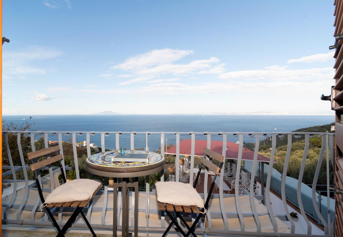 Appartamento a Massa Lubrense - Casa Phoenix with sea view and panoramic view