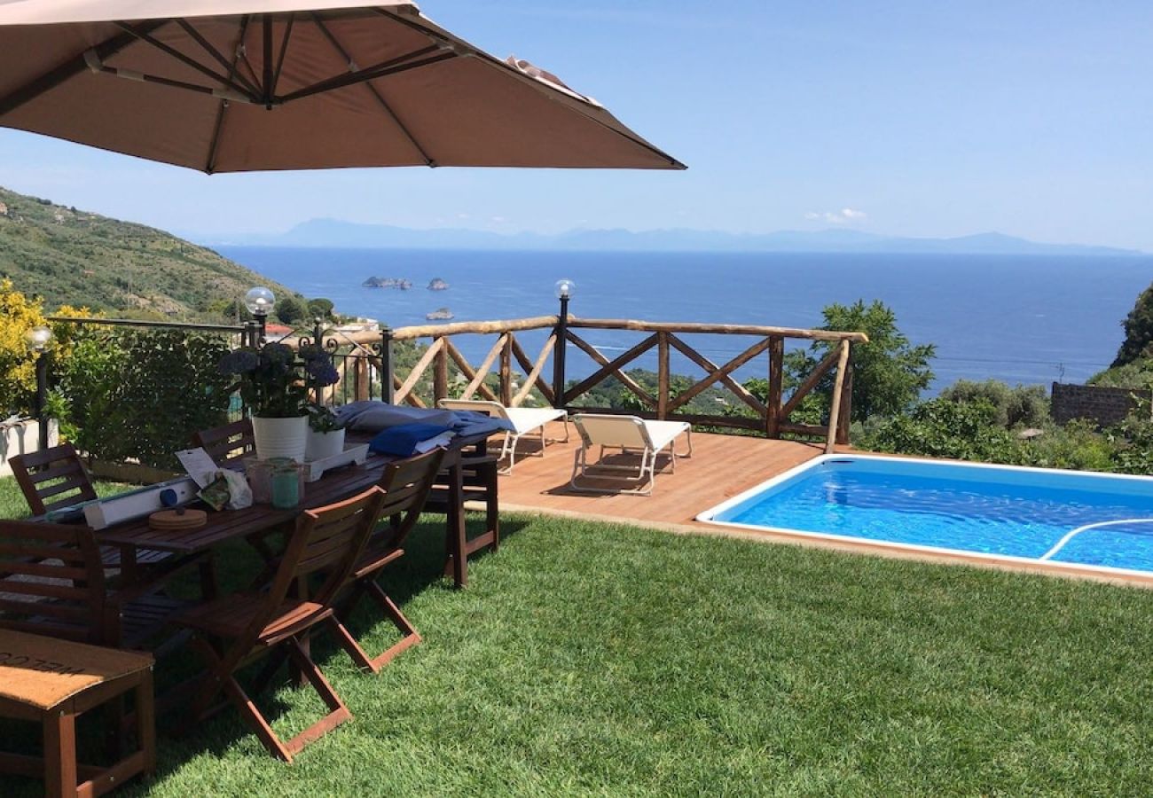 Villa in Termini - Villa del Brigante with private pool and sea view