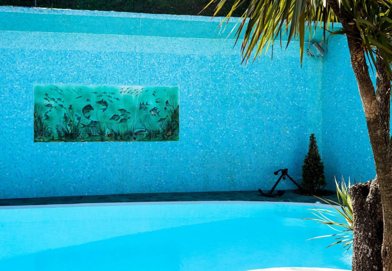 Villa in Priora - Villa Angela with private pool and sea view