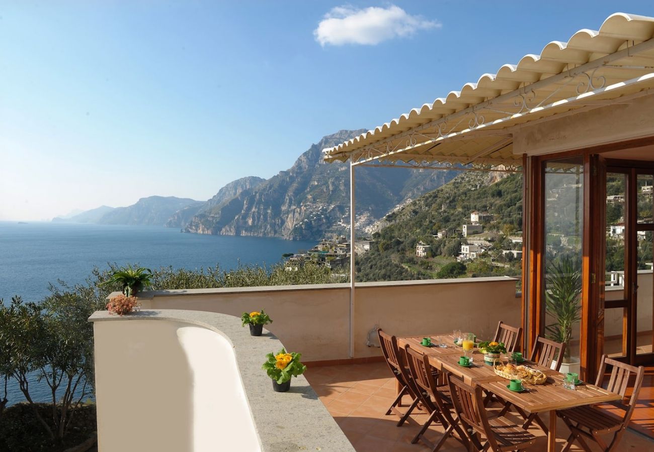 Villa in Positano - Villa Valery with amazing view close to the beach