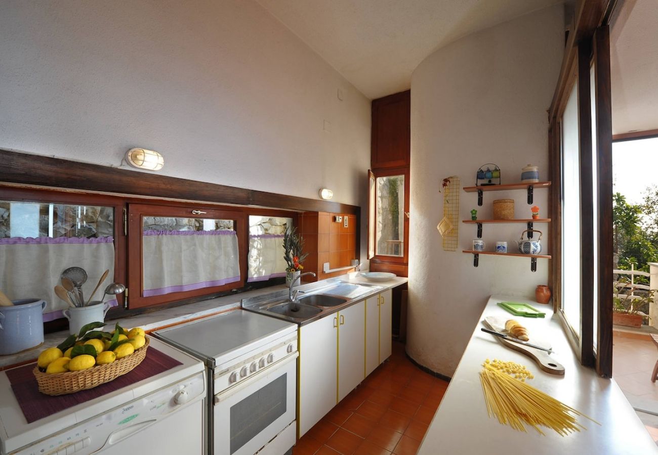 Villa in Positano - Villa Valery with amazing view close to the beach