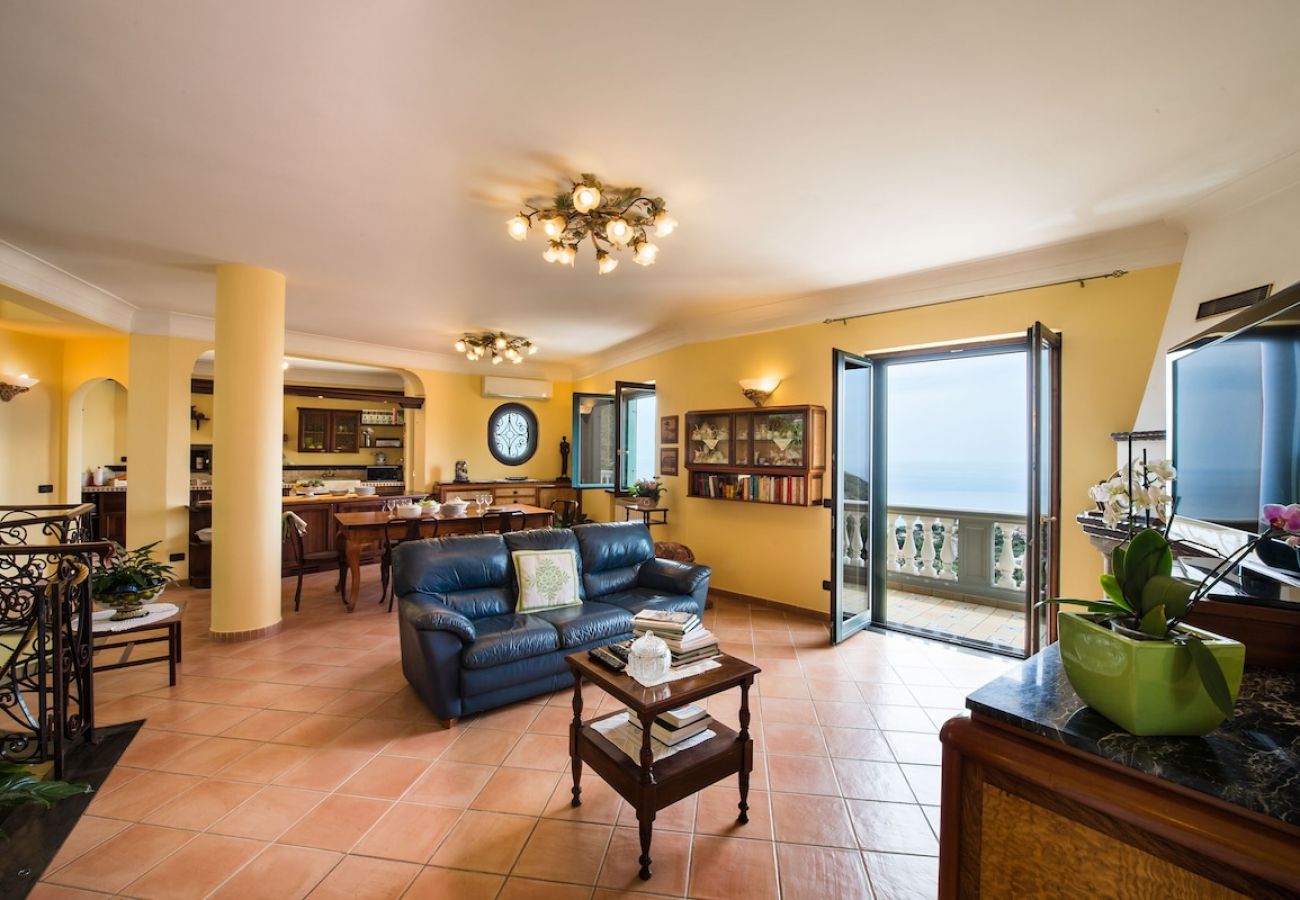 Villa in Massa Lubrense - Villa Turtle with sea view and  private pool