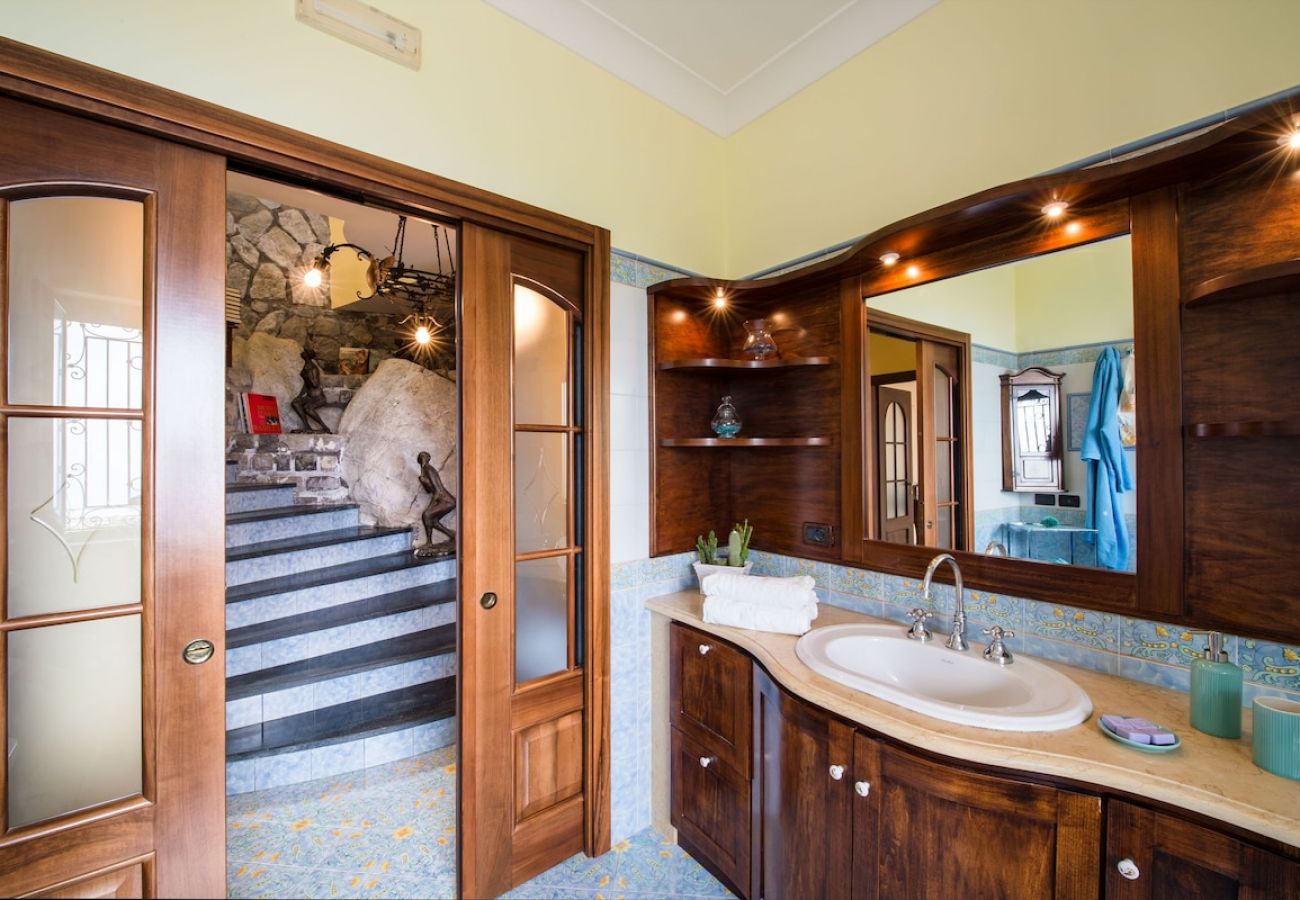 Villa in Massa Lubrense - Villa Turtle with sea view and  private pool