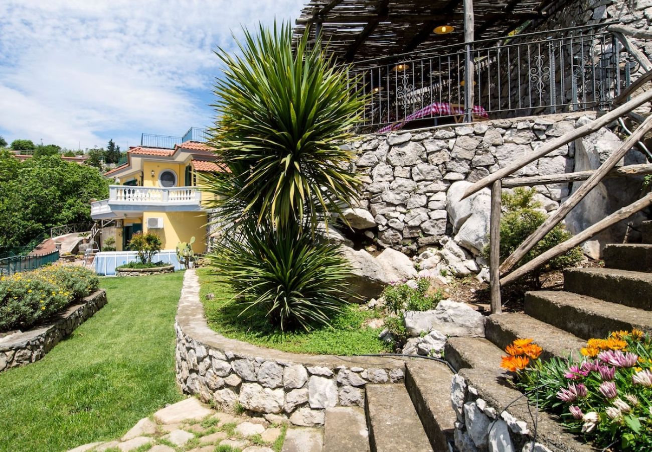Villa in Massa Lubrense - Villa Turtle with sea view and  private pool