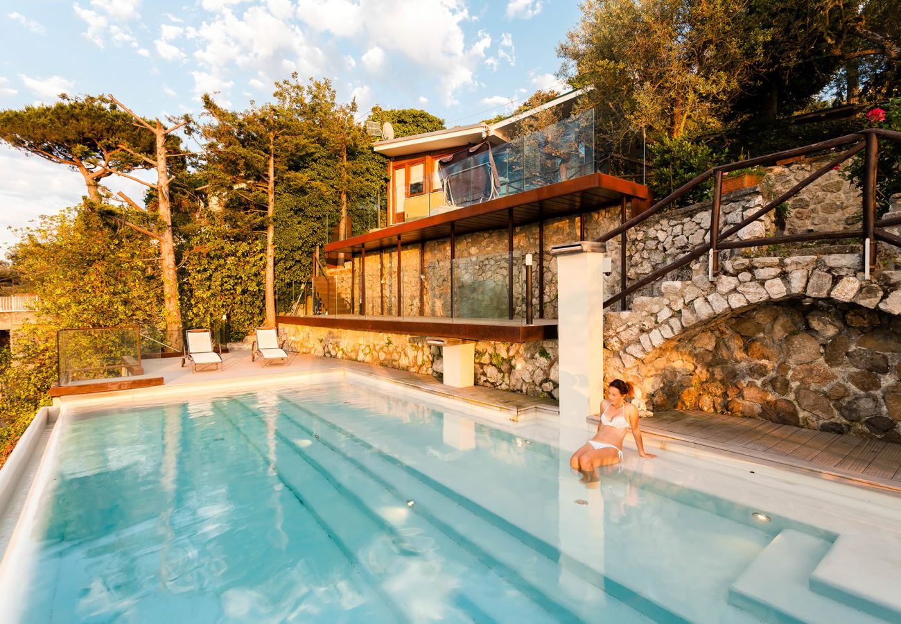 Villa in Sorrento - Villa Daddy with sea view and private pool